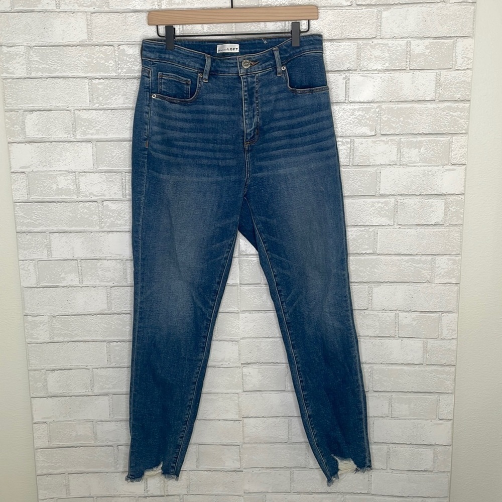LOFT Curvy High Waist Skinny Jean